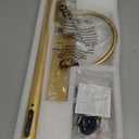 LYTARA Dimmable Cordless Picture Light with Controller and Timer, Rechargeable 5000mAh Battery Wall Sconce for Wall Pictures, Gallery Artwork, Paintings, Portraits, Dartboards (Gold) (14"L x 6.3"W x 6.3"H)