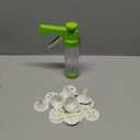 Ourokhome Cookie Press Icing Gun - Biscuit Maker Machine with 16 Discs and 6 Cake Decoration Tips (Green)