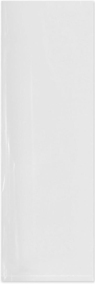Plymor 4" x 12" (Pack of 100), 4 Mil Flat Open Clear Plastic Poly Bags