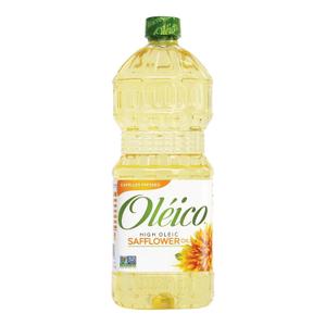 Oleico - High Oleic, Non GMO Certified, Kosher Verified, Expeller Pressed, High Heat Stable Safflower Oil, Bottle of 32.3 fl oz (EXP 04/22/28)