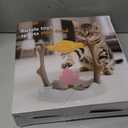 SZEE Cat Treat Puzzle Dispenser Toy, Cat Puzzle Feeder Toy for Slower Eating Training, Keeps Pets Busy & Prevents Overeating, Includes Small Interactive Toys to Boost Appeal (Campfire-Roast Shape)