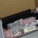 Electric Christmas Train Set w/Lights and Sounds, Kids Train for Christmas Tree with 3 Cars & 10 Train Tracks, Toddler Model Train for 3 4 5 6 7 8+ Years Old Boys Christmas Train Toys Gifts