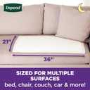 Depend Underpads, Disposable Incontinence Bed Pads for Adults, Slip Resistant, 36"x 21", 24 Count (2 Packs of 12) 