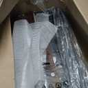 Rolanstar Bookshelf 5 Tier with 4 Hooks, Industrial Wood Bookcase, Vintage Storage Rack with Open Shelves, Rustic Standing Bookshelves Display Rack for Living Room, Bedroom, Rustic Brown