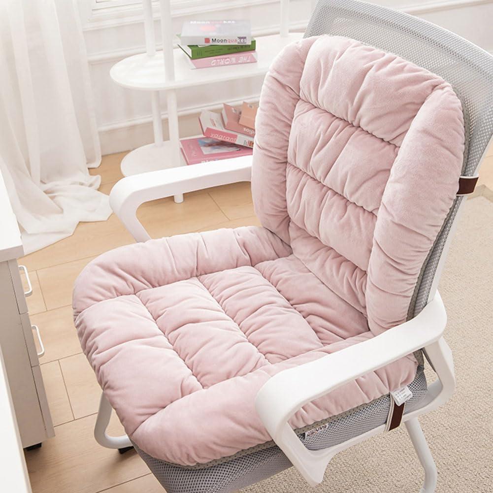 GKWW Desk Chair Cushion Office Chair Cushions with Removable Cover Soft Seat Pad Dorm Seat Pad with Back Support Rocking Chair Cushions, 90×50cm