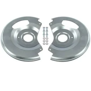 CROSSDESIGN New Disc Brake Dust Shields Backing Plates Compatible with Chevy C10 /C1500 Trucks and Suburbans 1971-1987/ Fit GMC C15 / C1500 Trucks and Suburbans 1971-1987