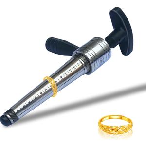 Manual Ring Stretcher & Adjuster for Premium Metal Bands (Sizes 214), Enlarger and Expander for Rings, Jewelry Making Tool for Rings and Bands of Platinum, Gold & Silver