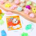 Qudoustar 28 Pack Valentines Day Cards for Kids School Classroom - Cute Mochi Stress Relief Fidget Toys, Kids Valentines Day Gifts for School Classroom Exchange, Class Party Favors for Boys and Girls