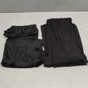 hoyuwak Black Witch Costume for Women Halloween Vampire Dress Up Accessories (Including Mesh Hooded Cape, Dress, Gloves) S