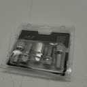 Set of 4 Veritek 14x1.5mm 2.10 Inch 28mm Shank Length 19mm 21mm Key Hex R12 OE Chrome Ball Seat Wheel Bolt Locks for Mercedes Audi VW Volkswagen Factory Wheels