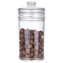 64 oz Reinforced Large Acrylic Storage Jar, Airtight Lid Cookie Jar | Ideal Canisters for Cookies, Dried Fruits, Nuts, Herbs,Cereals,etc