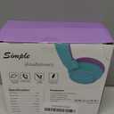 Olyre Kids Foldable Headphones, Toddler Headphones with Cord for School Plane Travel, Lightweight Stereo Wired Children Earphones with HD Mic for Boys Girls for Computer Cellphone Tablet - Black