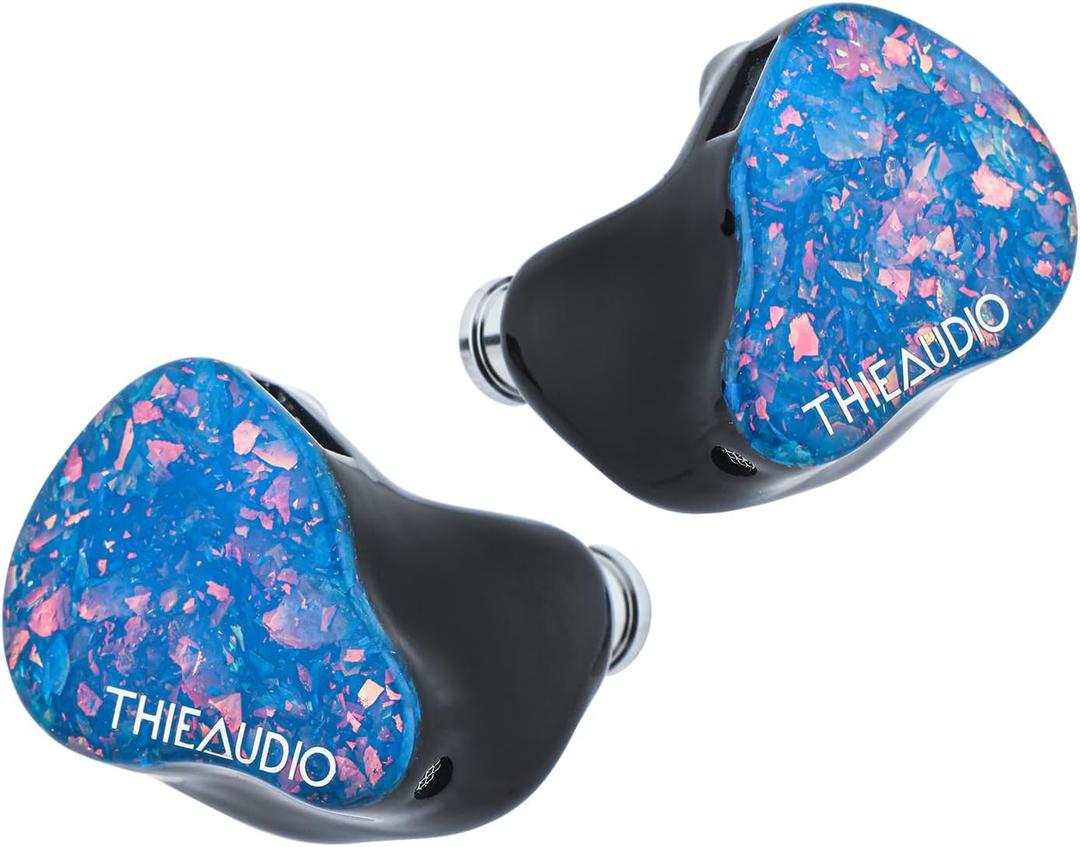 Linsoul THIEAUDIO Hype 4 2DD+4BA in Ear Monitor, HiFi IEM Earphones with Tonal Balance, Latest Sonion Driver, Detachable Silver-Plated OCC Cable for Audiophile Musician Professionals (Blue) (0.78 2pin)