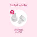 Spectra - Duckbill Valve Replacement for Breast Milk Pump (Pack of 4) - Fits Small, Medium, Large, or X-Large Breast Shields and Flanges