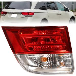 Boine Left Driver Side Tail Light Compatible With 2014 2015 2016 2017 Honda Odyssey Rear Light Brake Lamps Include Bulb Replaces 33550TK8A11 HO2804104 (Left Driver Side)