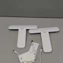 FULEN Picture Lights Battery Operated, Rechargeable Picture Frame Lights for Wall, LED Cordless Wall Lights for Arts,Paintings,Gallery&Dartboard,3 Color Temperatures, Remote Control,White (1 PACK)