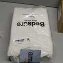 Bedsure Cotton Duvet Cover King - 100% Cotton Waffle Weave Coconut White Duvet Cover King Size, GentleSoft and Breathable Bedding Set for All Season, 3 Pieces, 104"x90"