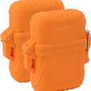 Torch Lighter Case Portable Heavy Duty IP56 Lighter Case for Outdoor Hiking (Orange) (Orange)