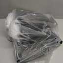 Rain Gutter Downspout Splash Block, Gutter Downspout Extensions for Water Drainage, 24" Gutter Splash Guards Downspout Extender, Fixable Down spout Drain Trays with PE Nails(2 Pack, Black)