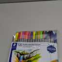 Staedtler Double-Ended Fiber-Tip Pens, Non-Permanent Ink, Fine & Bold Writing and Coloring Tips, 120 Assorted Colors, 3200 TB120, Multicoloured (3200 TB120ST)