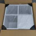 Suli Extra Large Kitchen Utensils Holder with 3 Compartments,Corner Utensil Caddy for countertop,Wooden Utensil Organizer for Kitchen Countertop, Farmhouse Decor- White