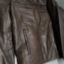 Milwaukee Leather MLM1506 Men's Black Premium Leather Motorcycle Jacket w/Utility Pockets Cool-Tec Leather Treatment, Size L, Distressed brown