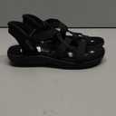 Skechers Reggae Slim Stretch Women's Sandals Size 7 Black