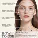 2 x Lymphatic Contour Face Brush, Lymphatic Drainage Brush for Face, Chin & Neck. Features a Newly Upgraded Ergonomic Design for Precise Skin Fit, Suitable for All Skin Types