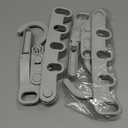 2pcs Grey Folding Clothes Hanger Drying Rack, Portable Travel Hanger with 5 Holes for Balcony, Bathroom, Laundry Room and Outdoor Camping Travel