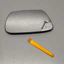 Driver Left Side Mirror Glass with Heated Fit for Jeep Grand Cherokee 2005-2010, Replacement for 5142875AA