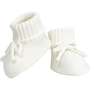 Hadetoto Baby Booties Newborn First Walkers Cozy Shoes Warm Knit Soft Booties for Toddler Infant Boy Girl, Size: 0-3M