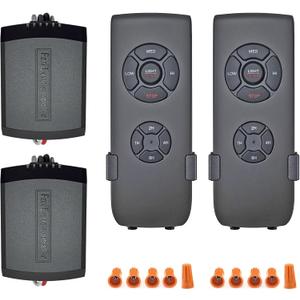 Ceiling Fan Remote Control Kit, Small Size Receiver Ceiling Fan Remote Control Control for Hunter/Harbor Breeze/Westinghouse/Honeywell Ceiling Fan Humpptom Small Size 2 Pack