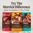 Merrick Chunky Grain Free Premium And Wholesome Canned Dog Food, Real Meat Big Texas Steak Tips Dinner - (Pack of 12) 12 ct. Cans