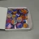 28 Pack Valentines Day Gift for Kids, Galaxy Slime Stress Relief Fidget Toy with Valentine's Day Cards, Valentines for Kids Classroom, School Valentine Party Favors