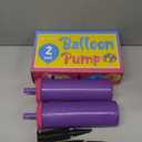 Balloon Pump Hand Held, Inflator Air Pump for Balloons - 2Way Dual Action, 2Pack: Friends can Help - Easy to Use, 100% Lifetime Satisfaction - Sturdy Ballon Inflator Pump