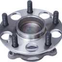 TUCAREST 512256 Rear Wheel Bearing and Hub Assembly Compatible with 2006-2011 Ho-nda Civic (DX, LX, Si, EX, GX) /2006-2008 2009-2011 Ac-ura CSX [5 Lug W/ABS;512257]