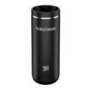 )Baby Brezza Superfast Portable Baby Bottle Warmer 67% Faster - Travel Breastmilk Warmer and Formula Warmer - Safe, Even Heating - Up to 9oz - No Adapters, (Black)