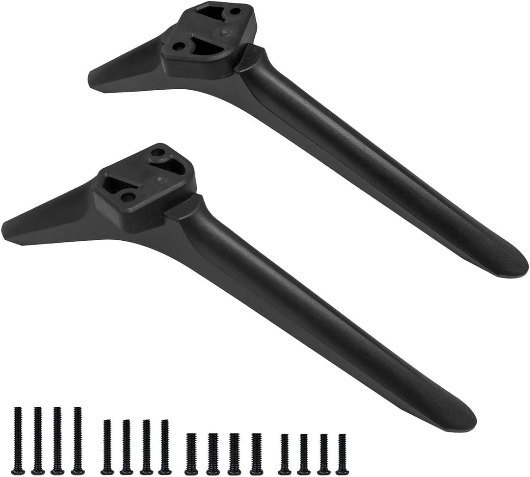 Base Stand for Hisense TV Legs, for Hisense TVs (Compatible with Select Models) - Must Check TV Bottom Holes Shape & Distance, Ensure Correct Application, with Screws