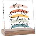 Motivational Office Desk Decor For Women Coworker Its A Good Day To Have A Good Day - Inspirational Signs Gifts Aesthetic Office Table Desktop Decorations For Work Desk