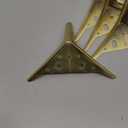 4.7 inch/12cm Brushed Gold Metal Furniture Legs Set of 4, 4pcs DIY Replacement for Short Cabinet Legs, Sofa Legs, Small Dresser Legs