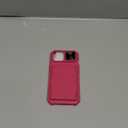 for iPhone 15, iPhone 14, iPhone 13 Wallet Case with Card Holder(4-5 Cards), Slide Camera Cover, Military Grade Drop Protection, Heavy Duty Girly Men Phone Case for iPhone 15/14/13, Hot Pink