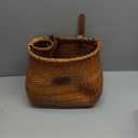 Bike Basket, Handmade Rattan Bicycle Baskets, Front Bike Baskets for Womenâ€™, Retro Style Bike Baskets for Adult Bikes (Brown)