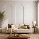 Nuanchu 3 Set 118 x 47.24 Inch Arch MDF Wall Molding Kit