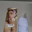 JUSRON V-Line Mask Chin Up Mask Face Strap, Soft Silicone Chin Strap V Shaped Face Mask, Jaw Exerciser 23-27 Inches (Light Blue)