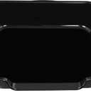 1 Pack Extra Large Dog Litter Box Pan Tray (ABS Material), Low Entry Jumbo Senior Litter Boxes for Multiple Kitten Big Cats, Pet Safe Indoor Dog Potty (Black, 24" L x 20" W)
