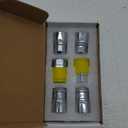 1/2 Wheel Locks Lug Nuts, Fit for Cherokee, Grand Cherokee, Liberty, Wrangler, Nitro, Explorer, Wheel Locks, 4 Locking Lug Nuts, 2 Pcs Lock Key