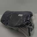 Lexeme X Large Memory Foam Seat Cushion Lumbar Support Pillow for Sciatica & Tailbone Pressure Relief Coccyx Pad for Office Chair, Car, Wheelchair, Home, Office (Black)