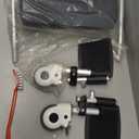 Shower Chair with Wheels 4 in 1 Folding Padded Bedside Commode Wheelchair Height Adjustable Detachable Bucket with Wheels Lifting Armrests Flip-up Footrest for Elderly Disabled (Black)