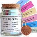 Bible Verses in the Hope Jar Read Me When, Colored Bible Verses, Scripture Prayer Jar Bible Gifts for Women Church Faith Based