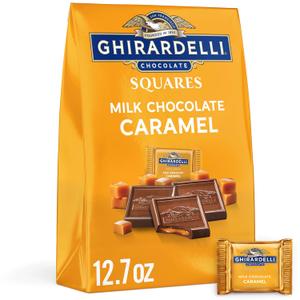 Ghirardelli, Milk Chocolate Caramel Squares, 12.7 Ounce (EXP 08/31/26)
